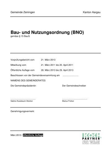BNO_Zeiningen - Gemeinde Zeiningen