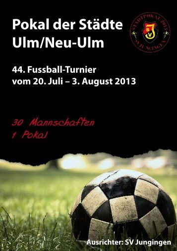 Pokal der Städte Ulm/Neu-Ulm - Sportverein Jungingen 1946 eV