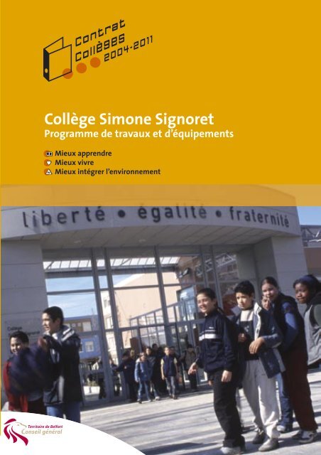 CollÃ¨ge Simone Signoret - Territoire de Belfort