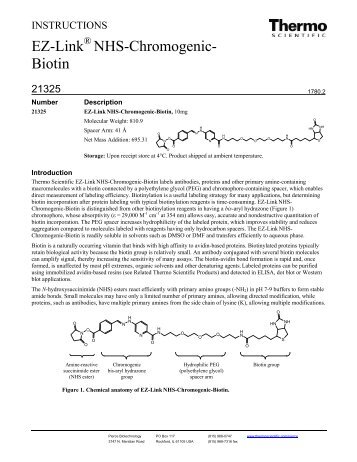 EZ-Link NHS-Chromogenic- Biotin - Pierce