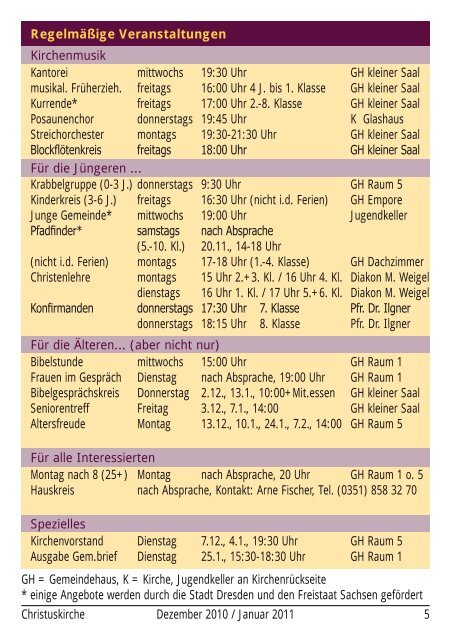 Gemeindebrief Dezember 2010 und Januar 2011 als pdf