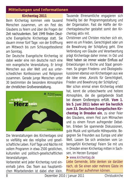 Gemeindebrief Dezember 2010 und Januar 2011 als pdf