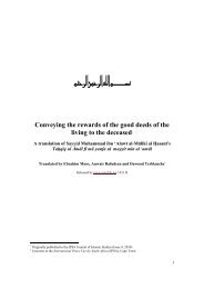 conveying-the-rewards-of-the-good-deeds-of-the-living-to-the-deceased_part_1_by-sayyid-muhammad-al-maliki