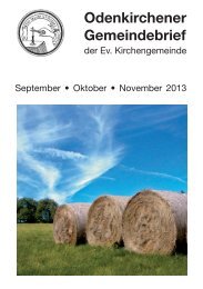 Gemeindebrief 09-10-11-2013 - ohne Kirchenbücher.pdf - ekimg.de