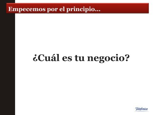 Marketing EstratÃ©gico Â¿CuÃ¡l es tu negocio? - CICOMRA