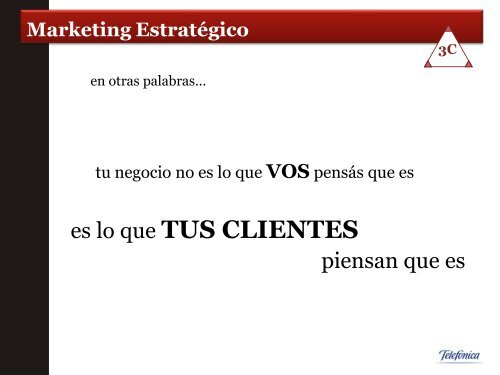 Marketing EstratÃ©gico Â¿CuÃ¡l es tu negocio? - CICOMRA