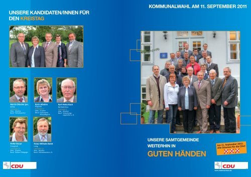 Unsere samtgemeinde weiterhin in guten händen kommunalwahl ...