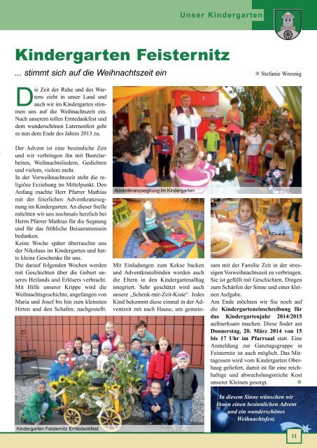 Steiermark-Card Kindergarten Feisternitz FF Eibiswald - Großradl
