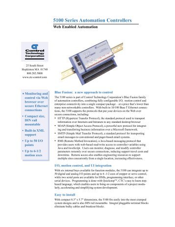 5100 Series Automation Controllers - Power/mation