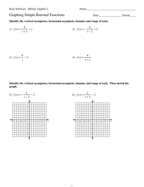 homework 7 graphing rational functions