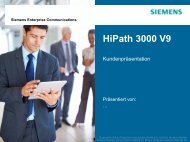 HiPath 3000 V9