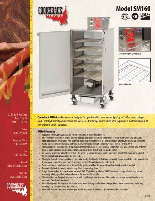 pdf spec download - Cookshack