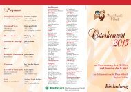 Programm - Musikkapelle VillnÃ¶ÃŸ