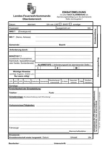 Einsatzmeldung V2.4 15.06.011_g - OberÃ¶sterreichischer ...