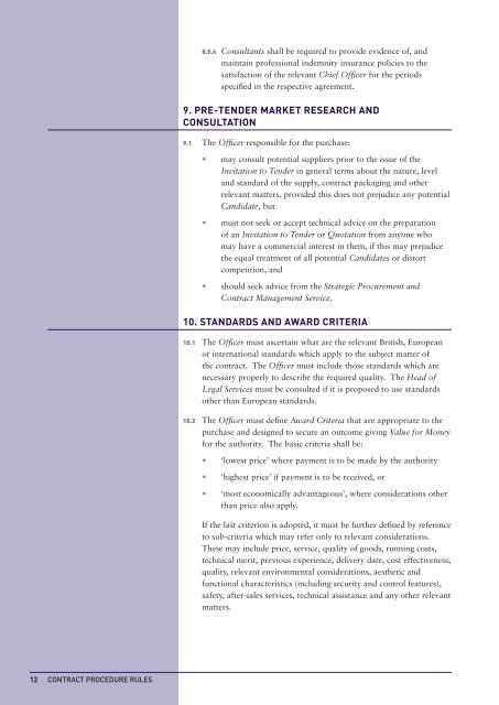 CONTRACT PROCEDURE RULES - SPS Consultancy