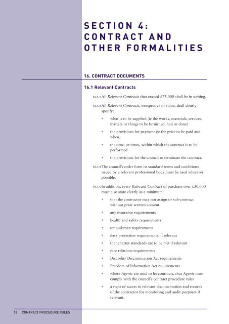 CONTRACT PROCEDURE RULES - SPS Consultancy