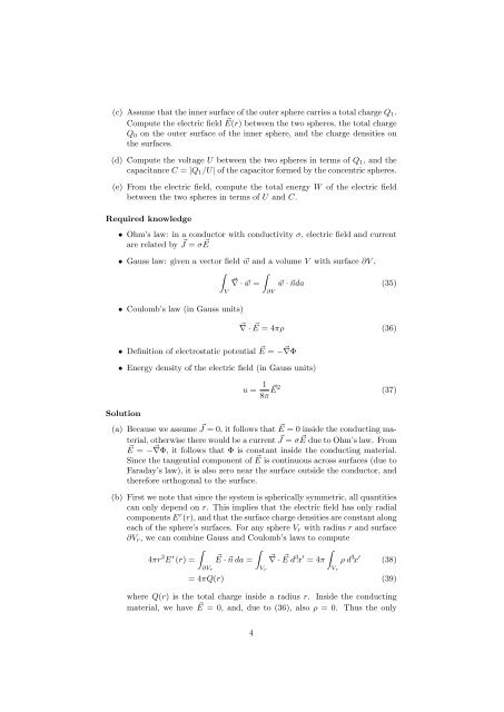 Field Theory exam II â Solutions