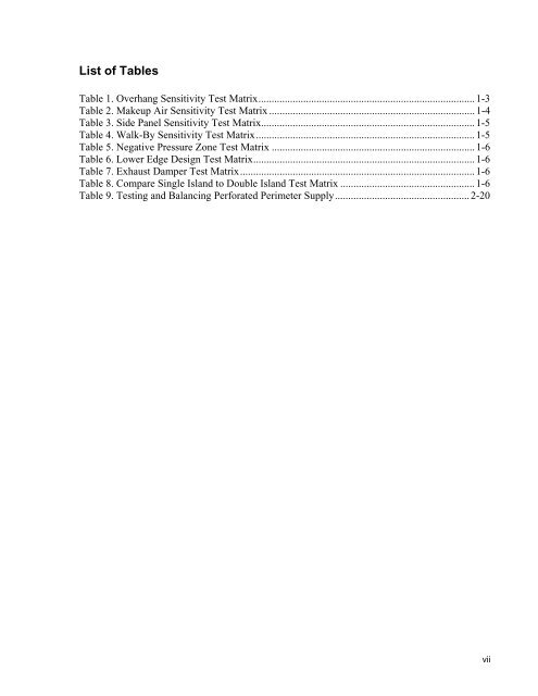 ASHRAE Research Project 1480 Report - Food Service Technology ...