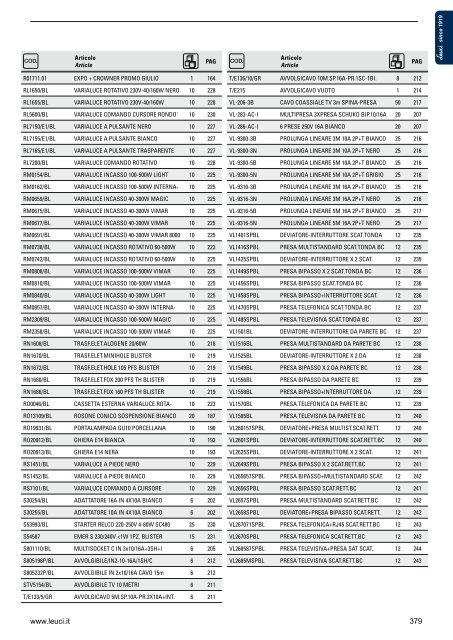 Leuci 2012/2013 - Relco Group