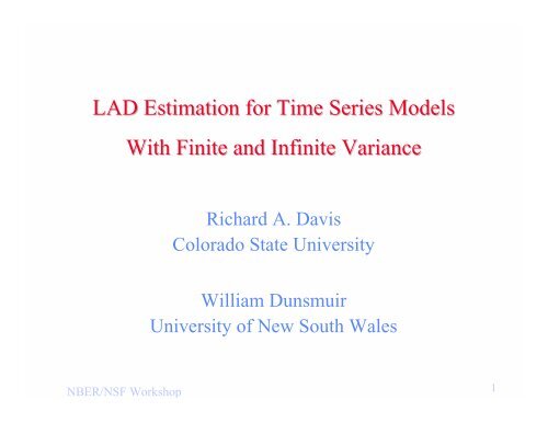 LAD Estimation for Time Series Models With Finite and Infinite ...