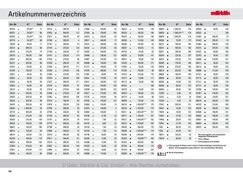 Einmalige Serien 2012. - marklin