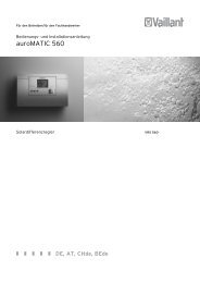 Bedienung Installationsanleitung auroMATIC 560/2 (3.84 ... - Vaillant