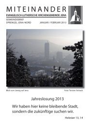 Gemeindebrief - Jan/Feb 2013 - Evangelisch-Lutherische ...