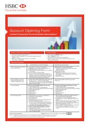 RTGS / NEFT transaction request form - HSBC