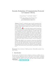 Security Evaluation of Communication Protocols in Common Criteria