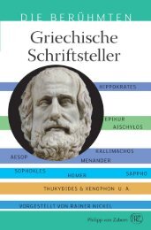 Griechische Schriftsteller - Buch.de