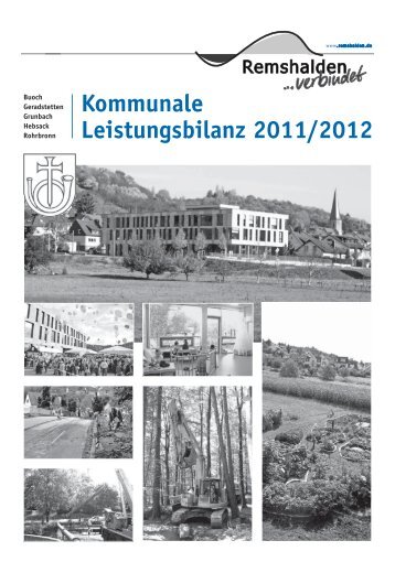 Kommunale Leistungsbilanz 2011/2012 - Gemeinde Remshalden