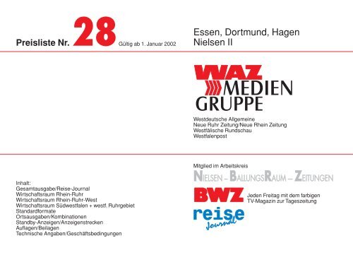 Preisliste Nr. 28gültig - Cityweb