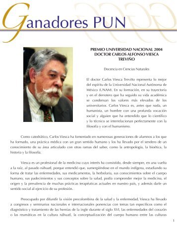Dr. Carlos A. Viesca - dgapa unam