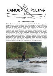 Staken mit dem Canadier - Open Canoe Journal