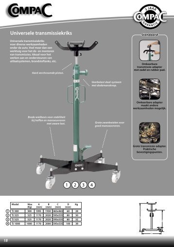 Telescopische transmissiekriks - CompaC