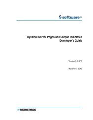 Dynamic Server Pages and Output Templates Developer's Guide