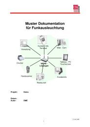 Muster Dokumentation für Funkausleuchtung - CSG