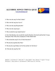 Alcohol Trivia Quiz Trivia Champ