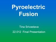 Pyroelectric Fusion