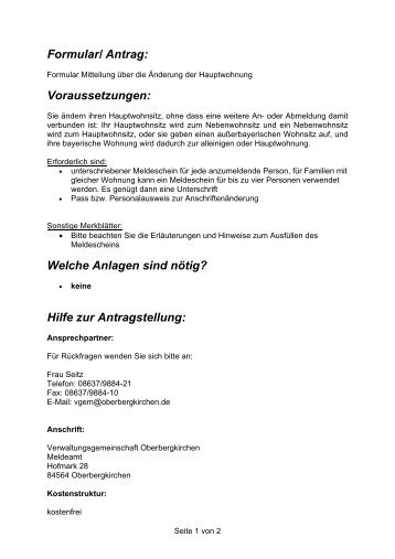 Formular - Verwaltungsgemeinschaft Oberbergkirchen