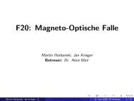 F20: Magneto-Optische Falle - jkrieger.de