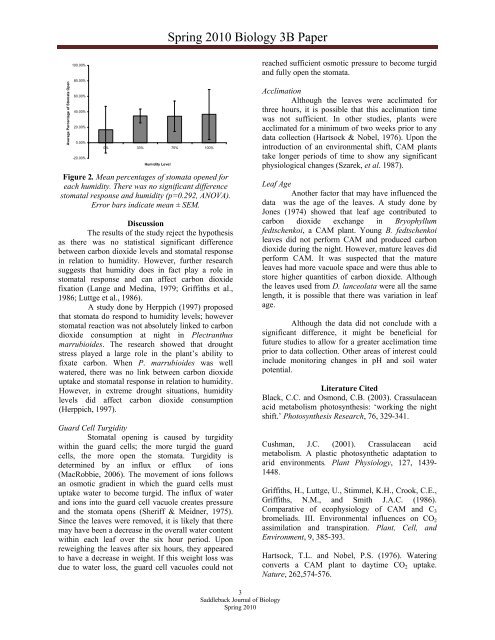 Saddleback Journal of Biology - Saddleback College