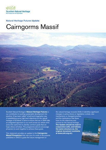 Cairngorms Massif - 2009 update - Scottish Natural Heritage