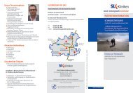 Flyer der Schmerztherapie - SLK-Kliniken Heilbronn GmbH