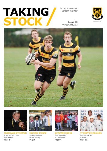 Download Taking Stock issue 53 (pdf) - Stockport Grammar School