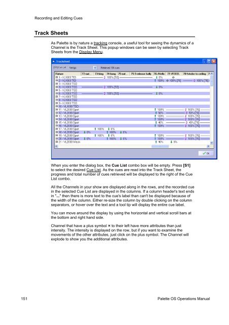 Rack Palette - Operators Manual - Strand Lighting