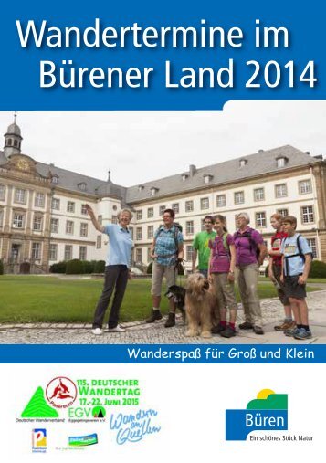 Wandertermine im Bürener Land 2014