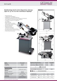 OPTI S 131 GH MetallbandsÃ¤ge ideal fÃ¼r leichte SÃ¤gearbeiten ...