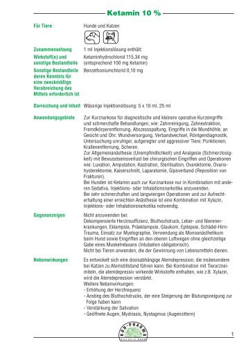 Ketamin 25ml - Kon-Pharma GmbH