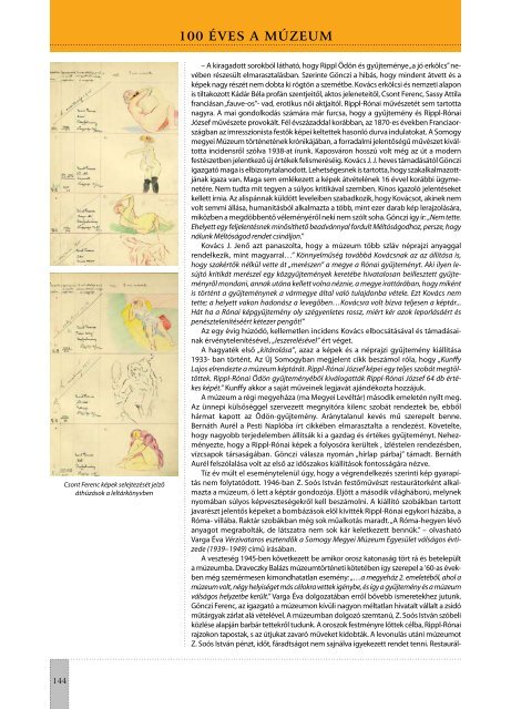 JUBILEUMI KÃTET - Rippl-RÃ³nai MÃºzeum